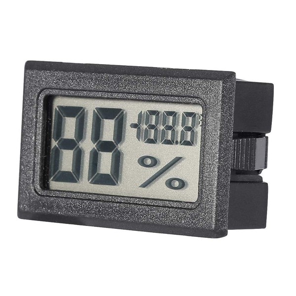 Termómetro electrónico de humedad, mini higrómetro digital LCD Termómetro para