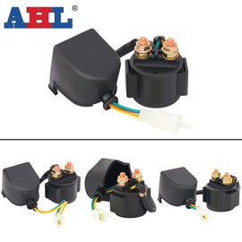 AHL Motorcycle Starter Relay Solenoid Compatible Models: Kawasaki GPZ400R / GPZ400F / GPZ1100F / Zephyr 400X / Z250FT / Z400FX / Z550FX / Z400GP / Estrelya RS / Celo Estrelya / Yamaha Majesty 125/sig