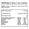 Clorofila En Polvo - 60 Cápsulas - Suplemento Alimenticio Sabor