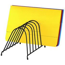 Marbig Step File Wire Organiser Angled Black