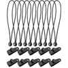 BINCKIN 20 Pcs Heavy Duty Tarp Clips with Bungee Cord