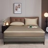 Luofanfei Fitted Sheet 160 x 200 cm, Gold Khaki, for