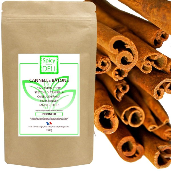 "Cassia" Food Cinnamon Sticks 100 g "Resealable Bag"