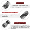 HARFINGTON Brad Point Drill Bits 1/4" Dia 1/4" Hex Shank