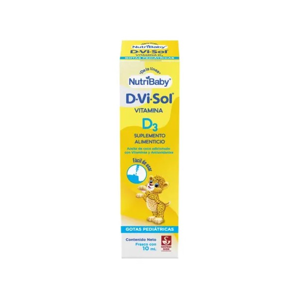 D Vi Sol Vitamina D3 Suplemento Alimenticio Con 10 Ml