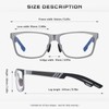 Reglaaly Blue-Light-Blocking-Gaming-Glasses Designed for Men/Women Gamers Anti Fatigue with Powerful