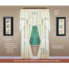 Today's Curtain, Forget-Me-Not Swag 38", Ecru/Rose, 60" W x 38"