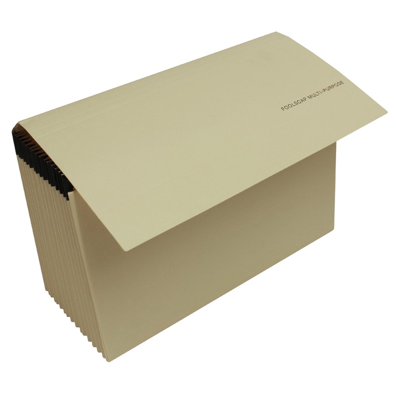 Cathedral Products Multi-Purpose 16 Pocket Manila Expanding File