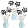 ZHUOWEISM 12 PCS Happy Father's Day Centerpiece Sticks Double Sided