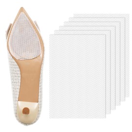 6 Pack Shoe Sole Protector, Anti Slip Shoe Grips for High Heels, Self Adhesive Non Slip Sole Protector for Heels, Clear Shoes Bottom Protectors Bottom Covers for Women