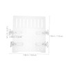 BUGUUYO High Transparency Acrylic Fish Tank Separation Panel with Micro