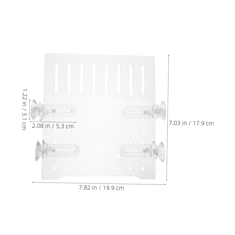 BUGUUYO High Transparency Acrylic Fish Tank Separation Panel with Micro