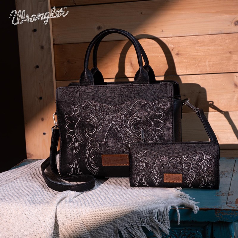 Wrangler Top Handle Handbags for Women Western Crossbody Bags for