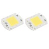 2 Pcs LED COB Chip High Power Driverless Integrated SMD