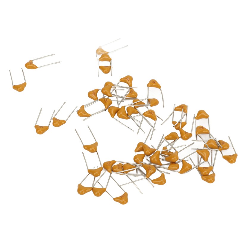 50pcs 100nF 50V Multilayer Monolithic Ceramic Capacitor 5.08mm for RC