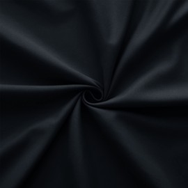 AMEHA King Size Fitted Sheet 25 cm Deep Soft Brushed Microfiber Fabric Easy Care Fade Resistant Fitted Bed Sheets (Black, 152 x 200 cm)