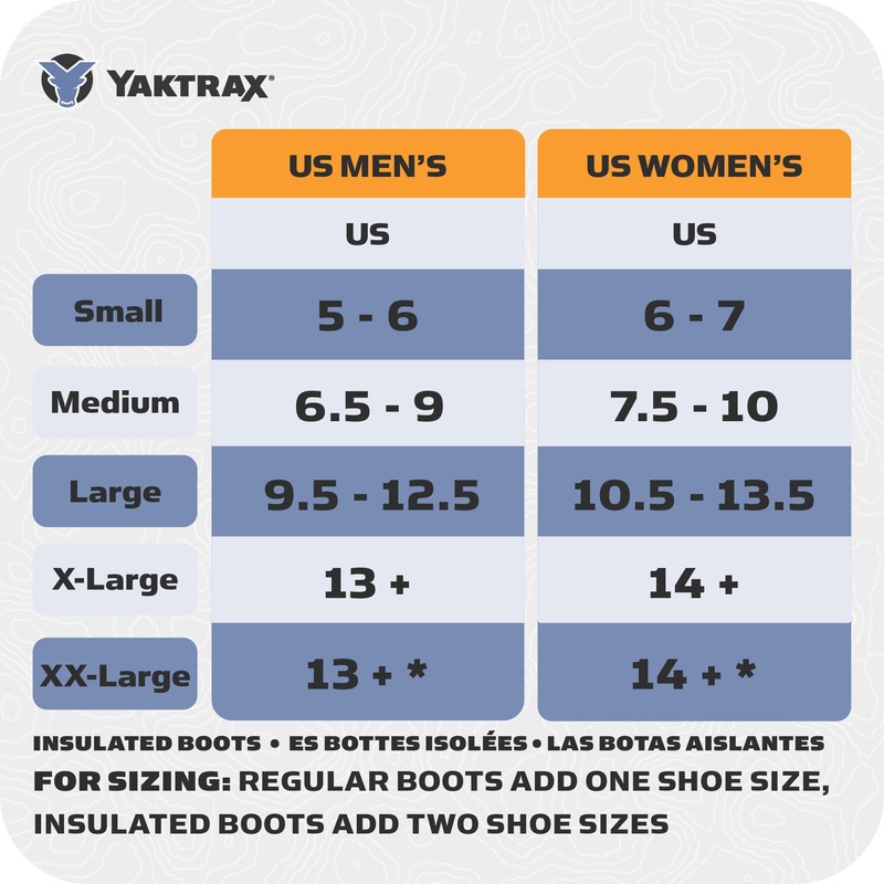 Yaktrax Diamond Grip All-Surface Traction Cleats for Walking on Ice