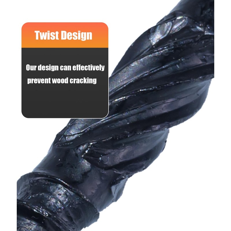 Structural Lag Screws 8 Inch, 50-Pack #14 X 8 Heavy