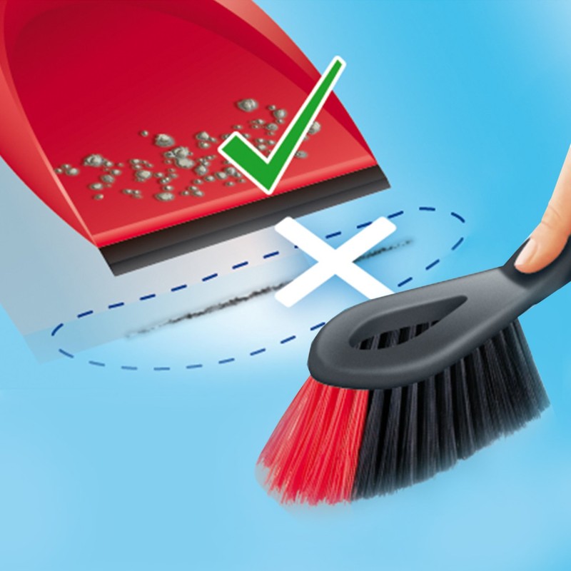 Vileda 2-in-1 Dustpan Set [Pack of 3]