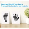Zemiu Baby Handprint and Footprint XL Size Kit,2 Black Baby