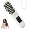 SL Euthtion Cordless Hair Curling Iron Brush Rechargeable Battery-Powered, 3-in-1