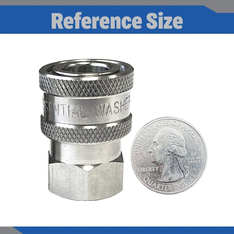 Stainless Steel 1/4' Quick Connect Female NPT Fittings Car Cleaning