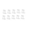 ARTIBETTER 20PCS Mini Sign Display Holder L Shape Sign Holders