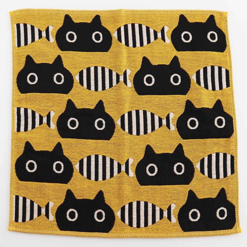 Atsuko Matano 181007-0005-03 Women's Triple Gauze Handkerchief (Yellow/100% Cotton), Gauze