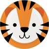 Trendware Tiger Paper Plates, 24 Count