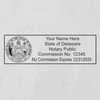 Delaware Notary Supply Kit, Delaware Notary Supplies, Includes Rectangular Notary