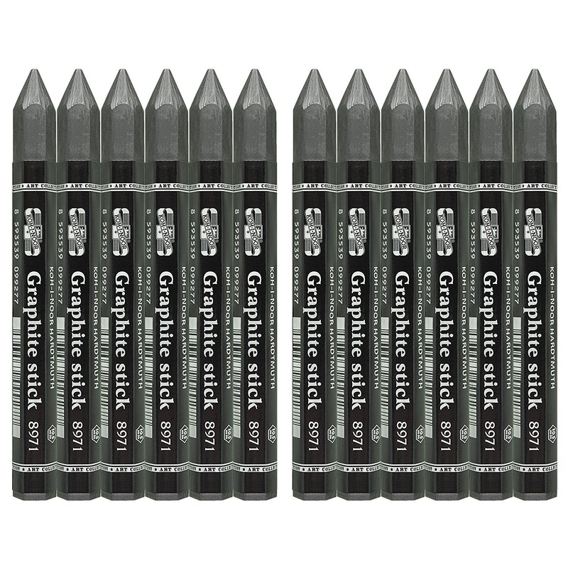 KOH-I-NOOR Progresso 4B Jumbo Woodless Graphite Pencil