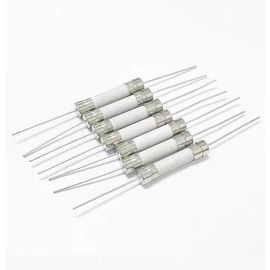 30 fusibles T3.15A T3.15AH250V de cerámica fusibles axiales de plomo de 3.15 amperios, 250 V, retardo, fusibles de fusión lenta, 5 x 20 mm (3.15 A)