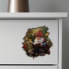 Reading Gnome in Mouse Hole Decal - Mouse Hole 3D