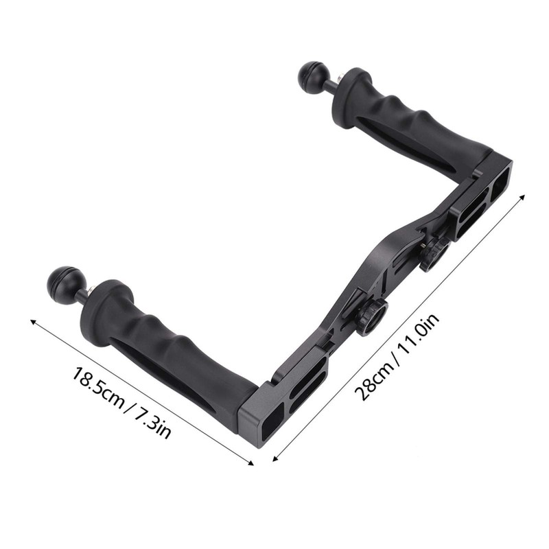 VBESTLIFE Aluminium Handheld Stabilizer Tray, 1/4in Screws, Compatible with Underwater