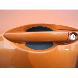 Cupeez for Cars Flat Black Auto Accessory Car Door Handle Scratch Guards Protector Fits Toyota Highlander Hybrid (4pk)