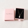 TaYolnFaSo Rose Quartz Necklaces Paperclip Toggle Pendant for Women Gold