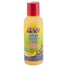 Africa's Best - Argan Growth Oil, Nutrient Rich Formula, Strengthens Hair, Stimulates Hair Growth, Conditions to Help Prevent Dryness and Shedding, 4oz Bottle