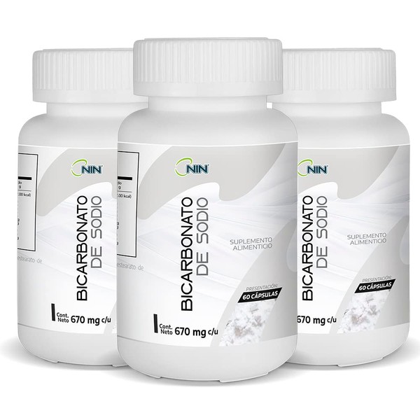 Bicarbonato de Sodio NIN 3pack (500 mg)
