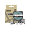 Epson Label Cassette, Matte Label Tape LK-4WBJ Black on White,