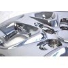 Brighter Design Set of 4 17" Push-on Chrome Hubcaps for