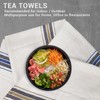 KURNI Tea Towels Kitchen Cloth - 100% Cotton Linen Kitchen
