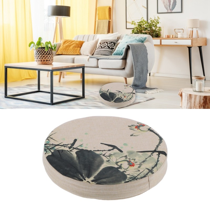 Cushion DirtResistant Removable Washable Chinese Style Cotton Linen Fabric Comfortable