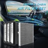 Cabin Engine Air Filter Kit CF11182 & CA12932 Compatible with