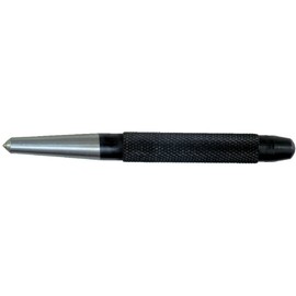 TRUSCO TCP-L Center Punch with Carbide Tip, Total Length L Type, 4.3 inches (110 mm), Diameter 0.6 inches (15 mm), Diameter 0.6 inches (15 mm)