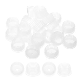 PATIKIL Bottle Adapter 1.04"/25mm, 25 Pcs Press in Bottle Adapter Plugs for Oral Dispensers Liquid Oil Plastic Glass Bottles Stopper, Clear