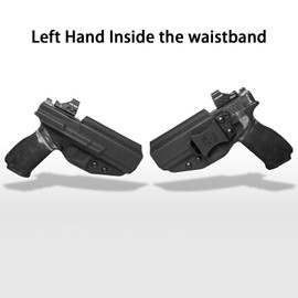 GAYALOCK IWB KYDEX Holster Fit: Springfield Armory Echelon 4.0C Pistol | Inside Waistband |Claw Compatible-'Posi-Click' Retention| Adjustable Cant (Left)