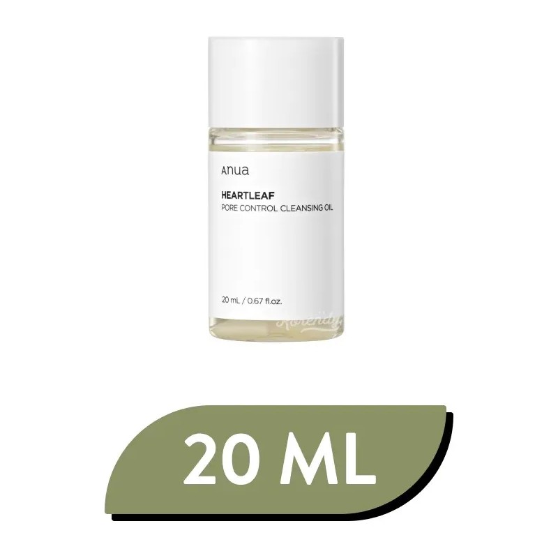 ANUA Limpiador Aceite Pore Control Mini Hipoalergnico Libre Parabenos 20ml