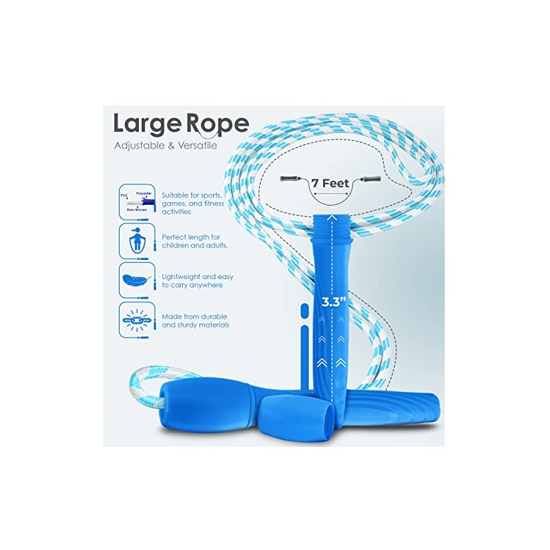 Ram Pro All Purpose Jump Rope Stripe Ropes With Plastic