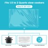 KOOC Slow Cooker Liners 10"x13" 30 count Small Size Disposable