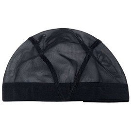 AQA KP-1935 0102 Mesh Swim Cap, Black, L